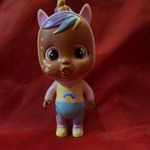 Unicorn Baby Doll with Rainbow Outfit